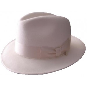 Classic Fedora Hat - White