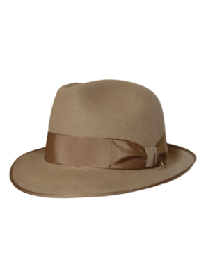 Classic Fedora Hat - Tan