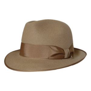 Classic Fedora Hat - Tan