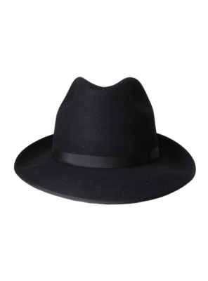 Classic Fedora Hat - Black