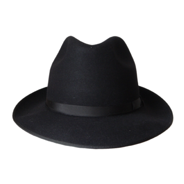 Classic Fedora Hat - Black