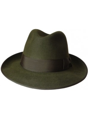 Classic Fedora Hat - Green