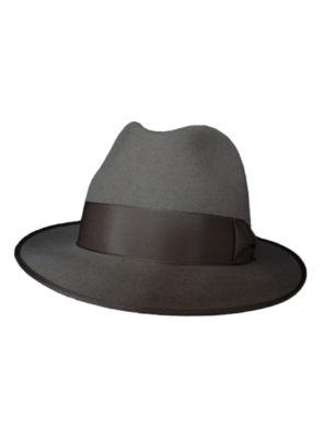 Classic Fedora Hat - Grey