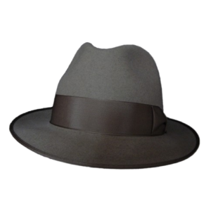 Classic Fedora Hat - Grey