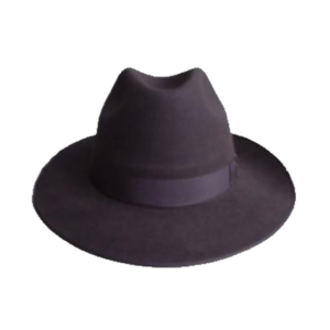 Classic Wide Brim Hat - Brown