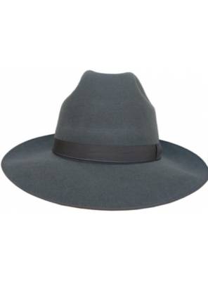 Classic Wide Brim Hat - Grey