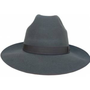 Classic Wide Brim Hat - Grey