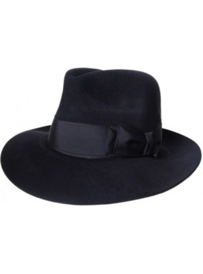 Antelope Felt Hat - Navy