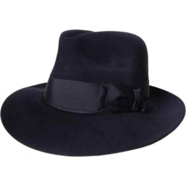 Antelope Felt Hat - Navy