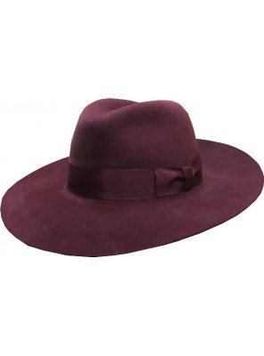 Extra Wide Antelope Hat - Wine