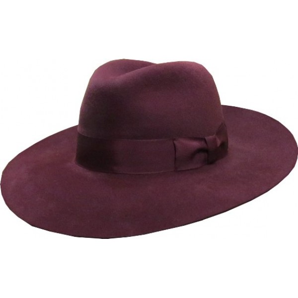 Extra Wide Antelope Hat - Wine