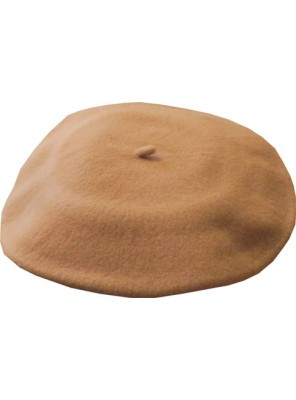 11" Wool Beret - Camel