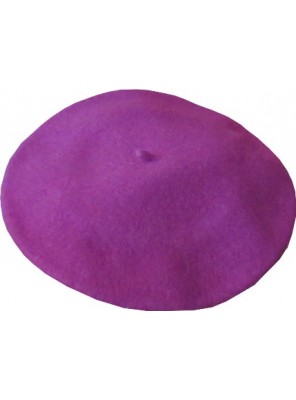 11" Wool Beret - Lilac