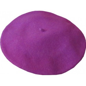 11" Wool Beret - Lilac