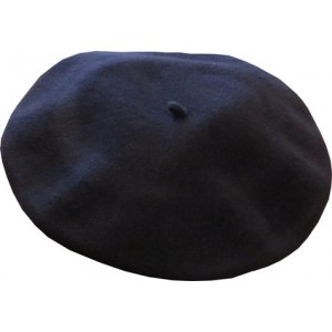 11" Wool Beret - Navy