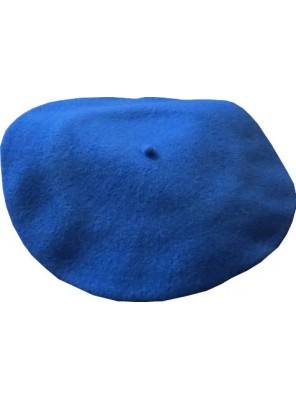 11" Wool Beret - Royal Blue