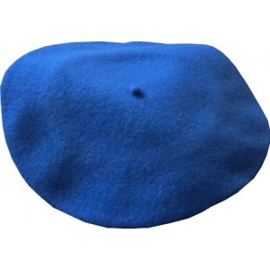 11" Wool Beret - Royal Blue