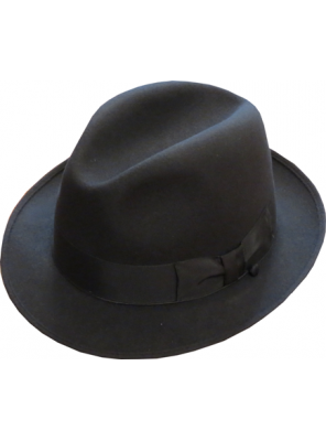 Blue's Brothers Hat - Charcoal Grey