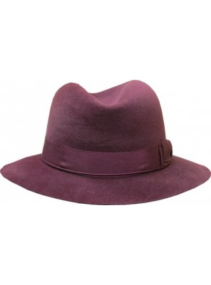 Fedora Hat - Burgundy