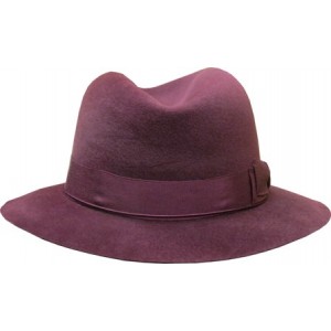 Fedora Hat - Burgundy