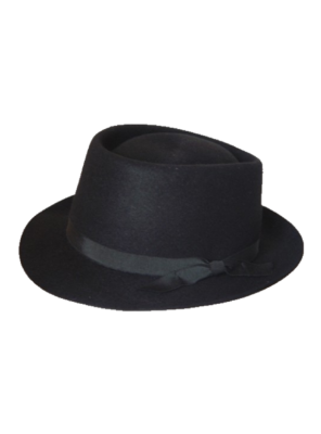 Pork Pie Hat - Black