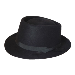 Pork Pie Hat - Black