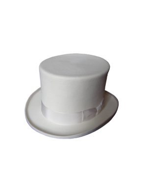 Top Hat - White